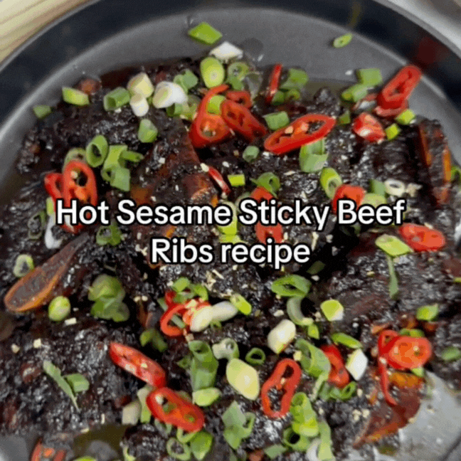 Sesame Rib Tips Hot Sesame Sticky Beef Ribs Recipe – The Paddington Pantry